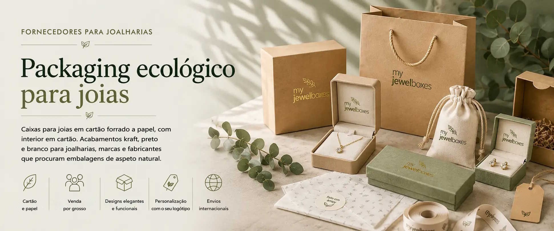 Caixas para joias em cartão forrado a papel MyJewelBoxes